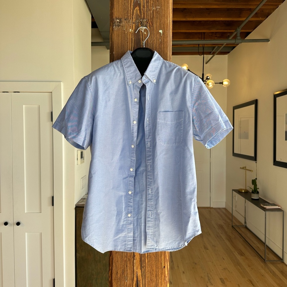 J CREW (Medium) Light Blue Oxford